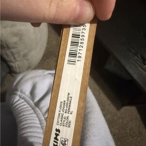 SKIMS Gray Cotton Fleece Joggers